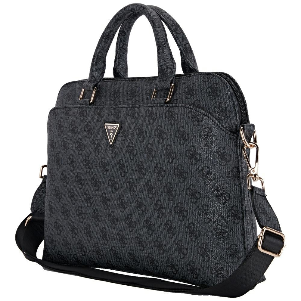 Torba Guess 4G Triangle Logo za laptop 15 inča, crna