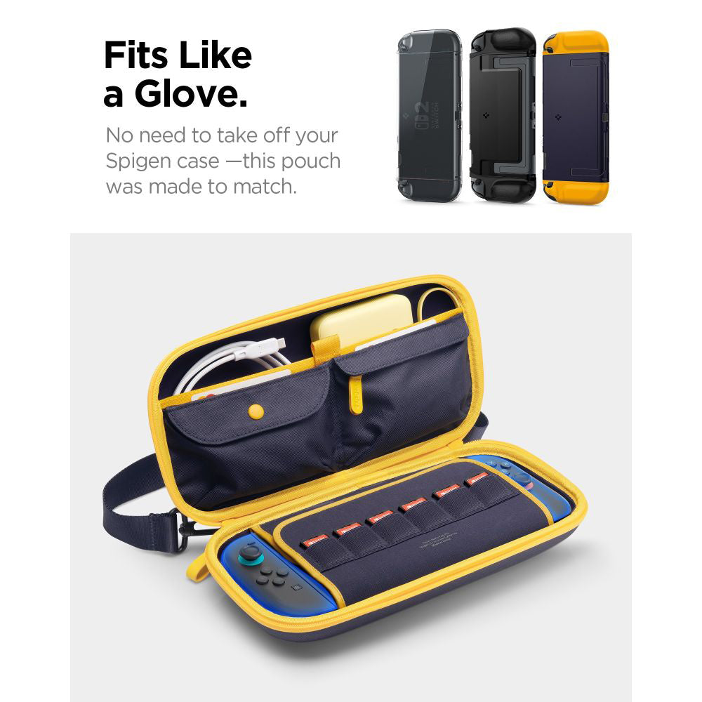 Torba za zaštitu Spigen Nano Pop Pro za Konzolu Nintendo Switch 2, Mornarsko plava AGP09565
