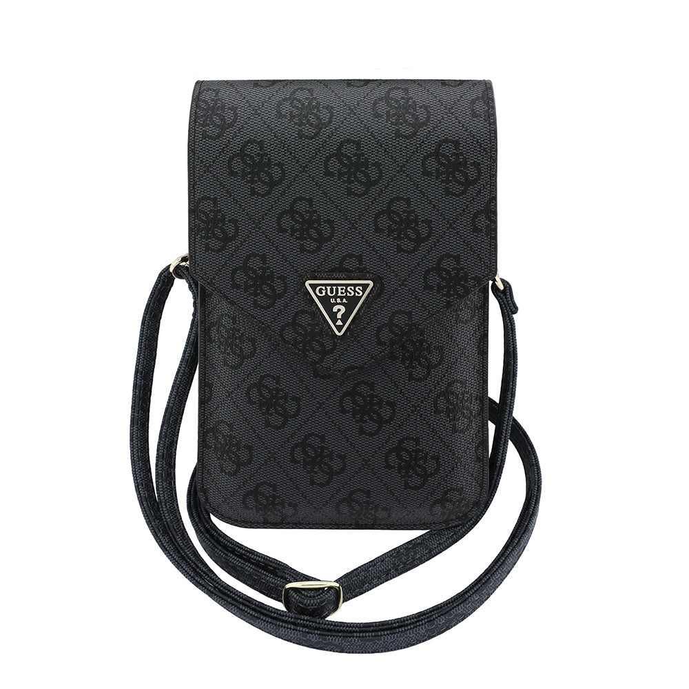 Univerzalna torbica za telefon, Guess, Fliptok Triangle 4G, Crna