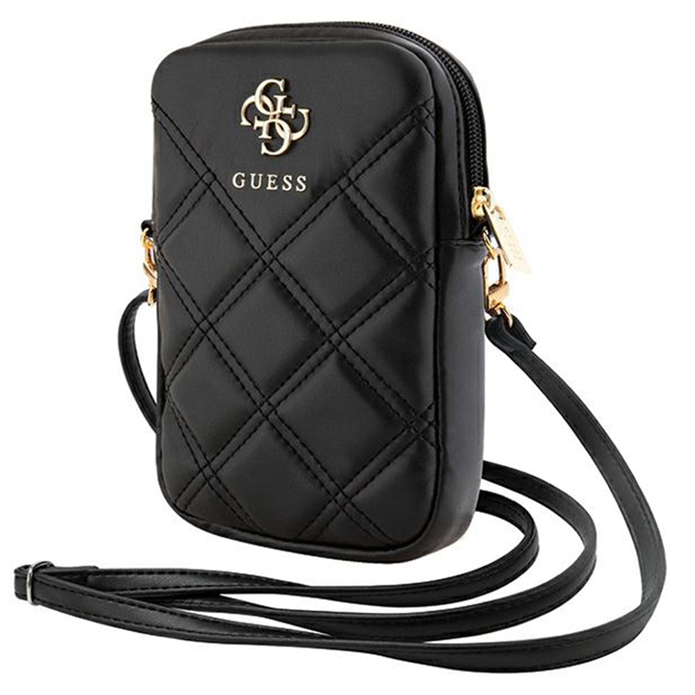 Univerzalna torba za telefon, Guess, Quilted 4G, Crna