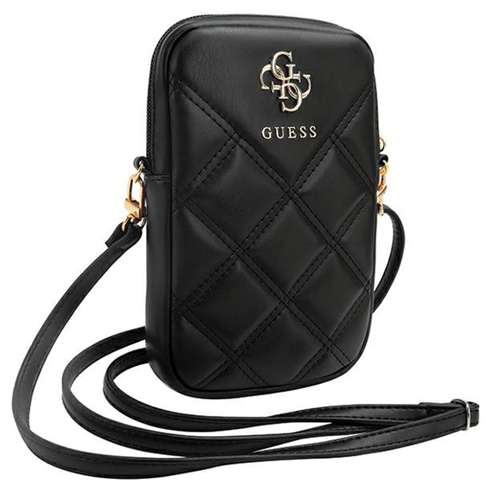 Univerzalna torba za telefon, Guess, Quilted 4G, Crna