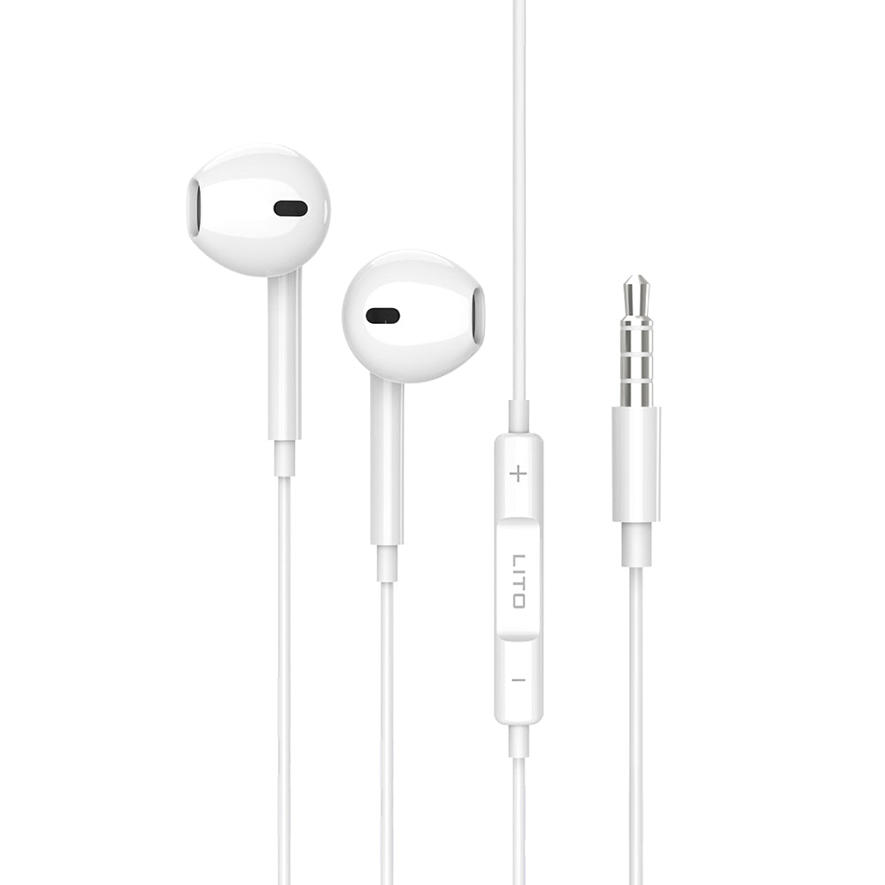 Handsfree 3.5mm Lito LF01A, Bijeli
