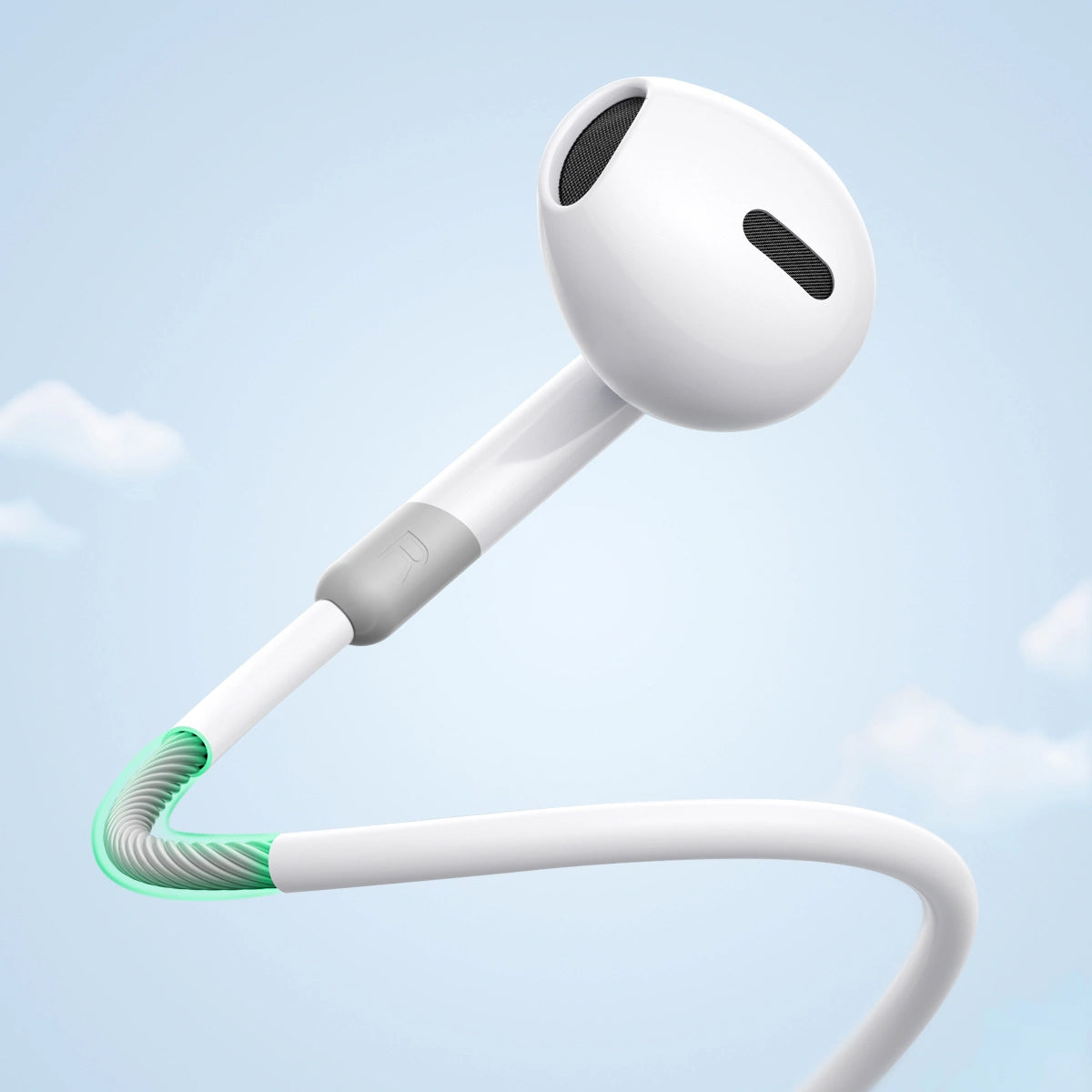 Handsfree 3.5mm Joyroom JR-EW01, Bijeli
