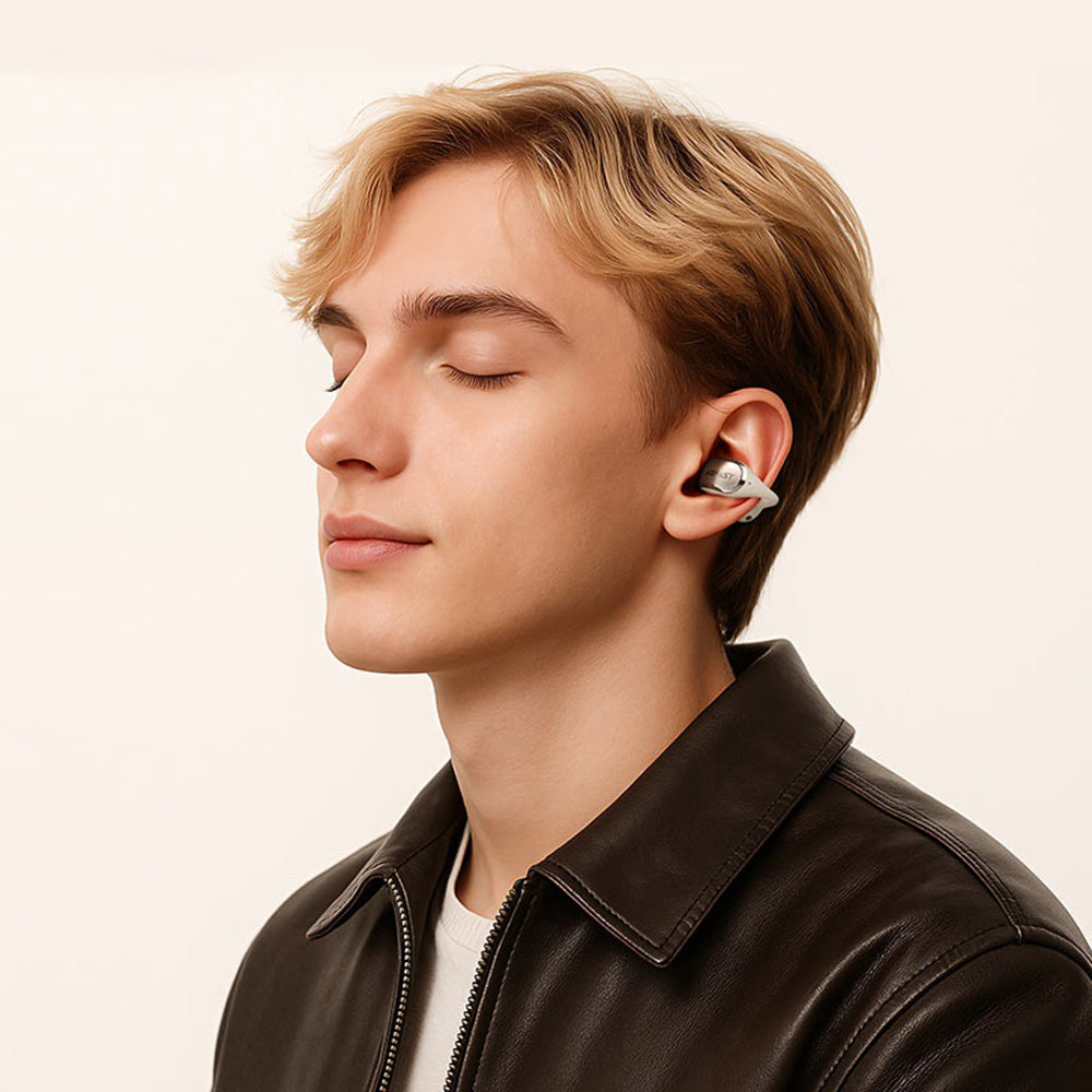 Handsfree Bluetooth Acefast Aceclip Pro, TWS, Crni