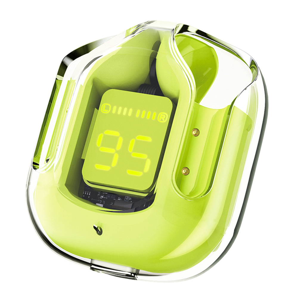 Handsfree Bluetooth Acefast T6, TWS, Zelena