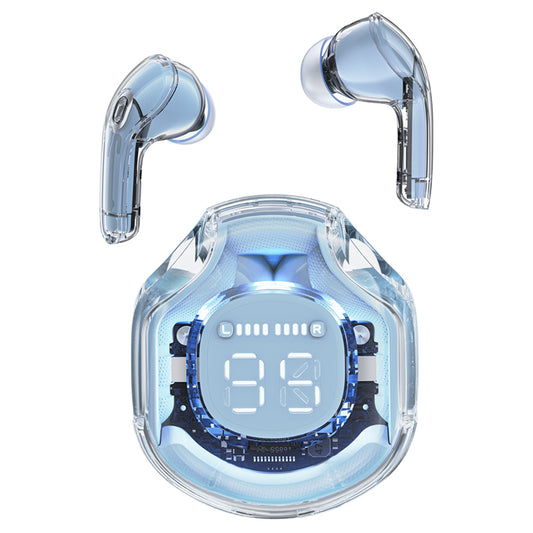 Handsfree Bluetooth Acefast T8, TWS, Plava