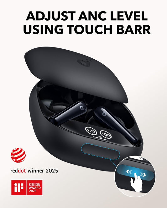 Handsfree Bluetooth Anker Soundcore Liberty 4 Pro, TWS, ANC, Crni A3954G11