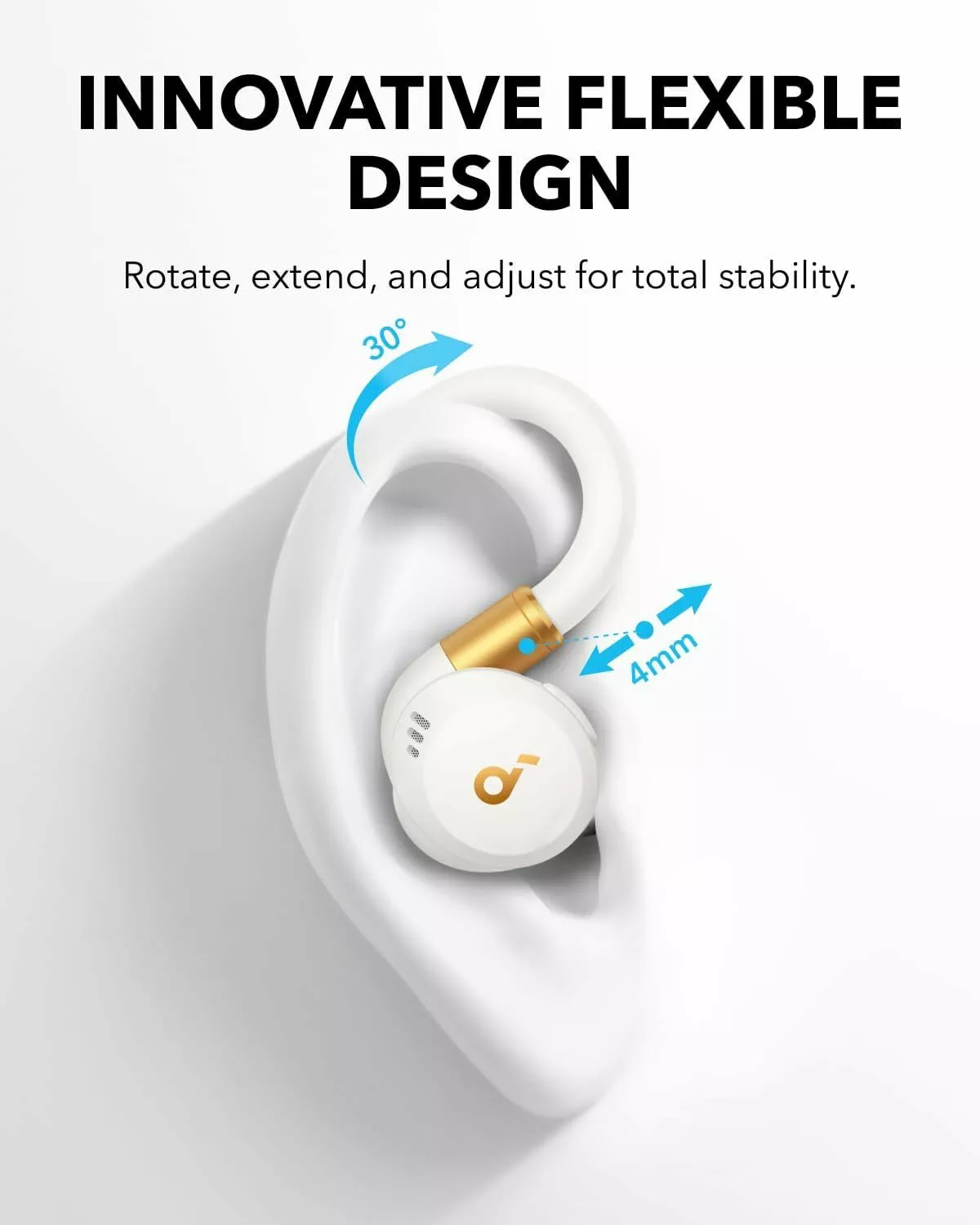 Handsfree Bluetooth Anker Soundcore Sport X20, TWS, ANC, Bijela A3968G21