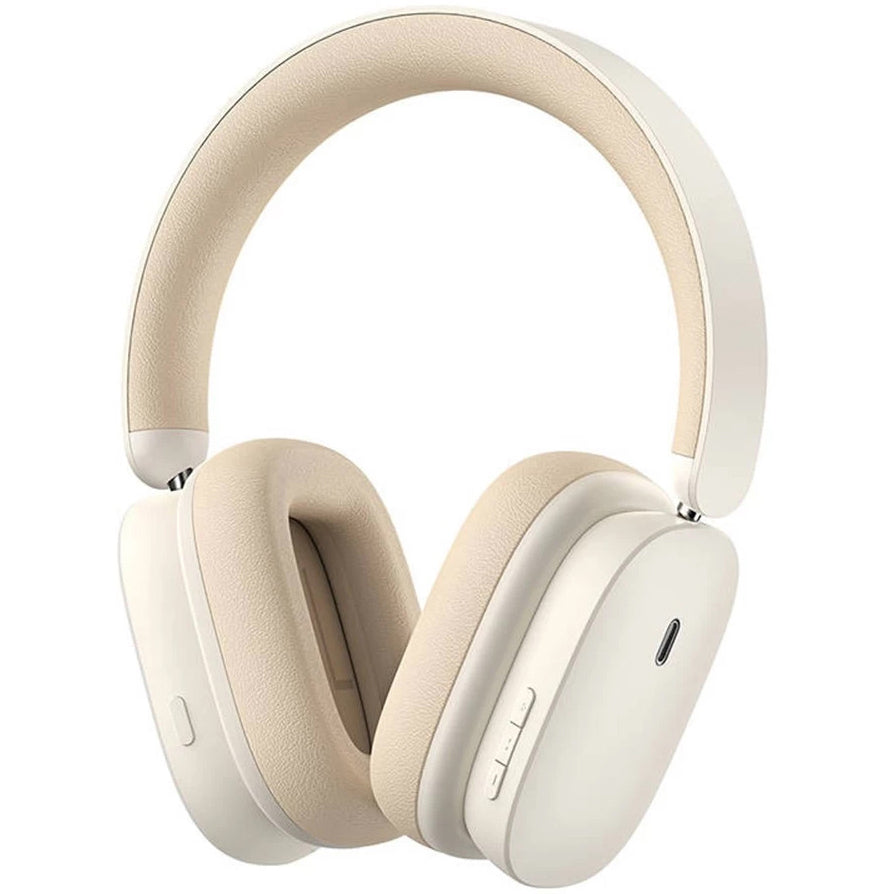 Handsfree Bluetooth Baseus Bowie H1, A2DP, ANC, Krem NGTW230202