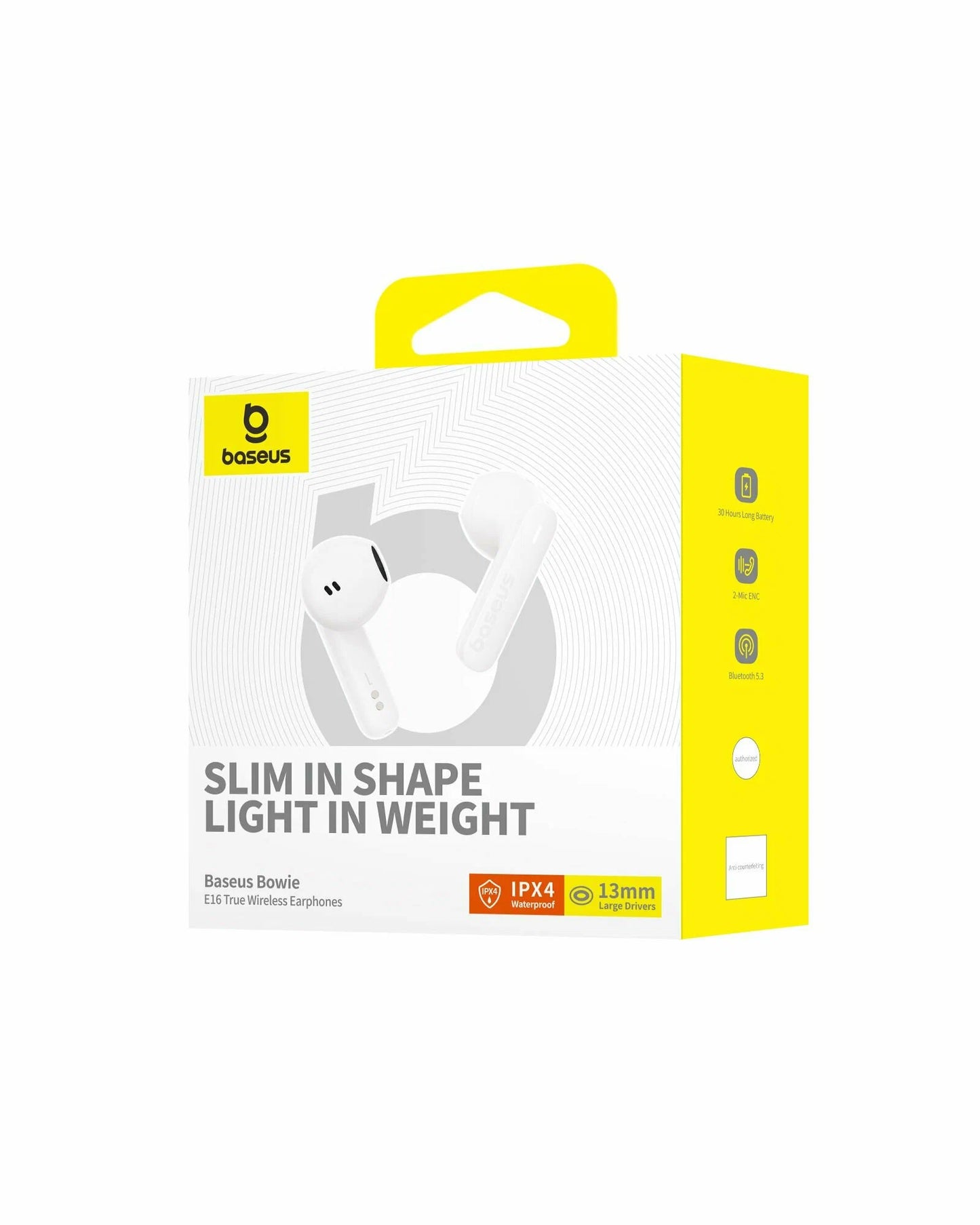 Handsfree Bluetooth Baseus Bowie E16, TWS, Bijeli A00061900223-00