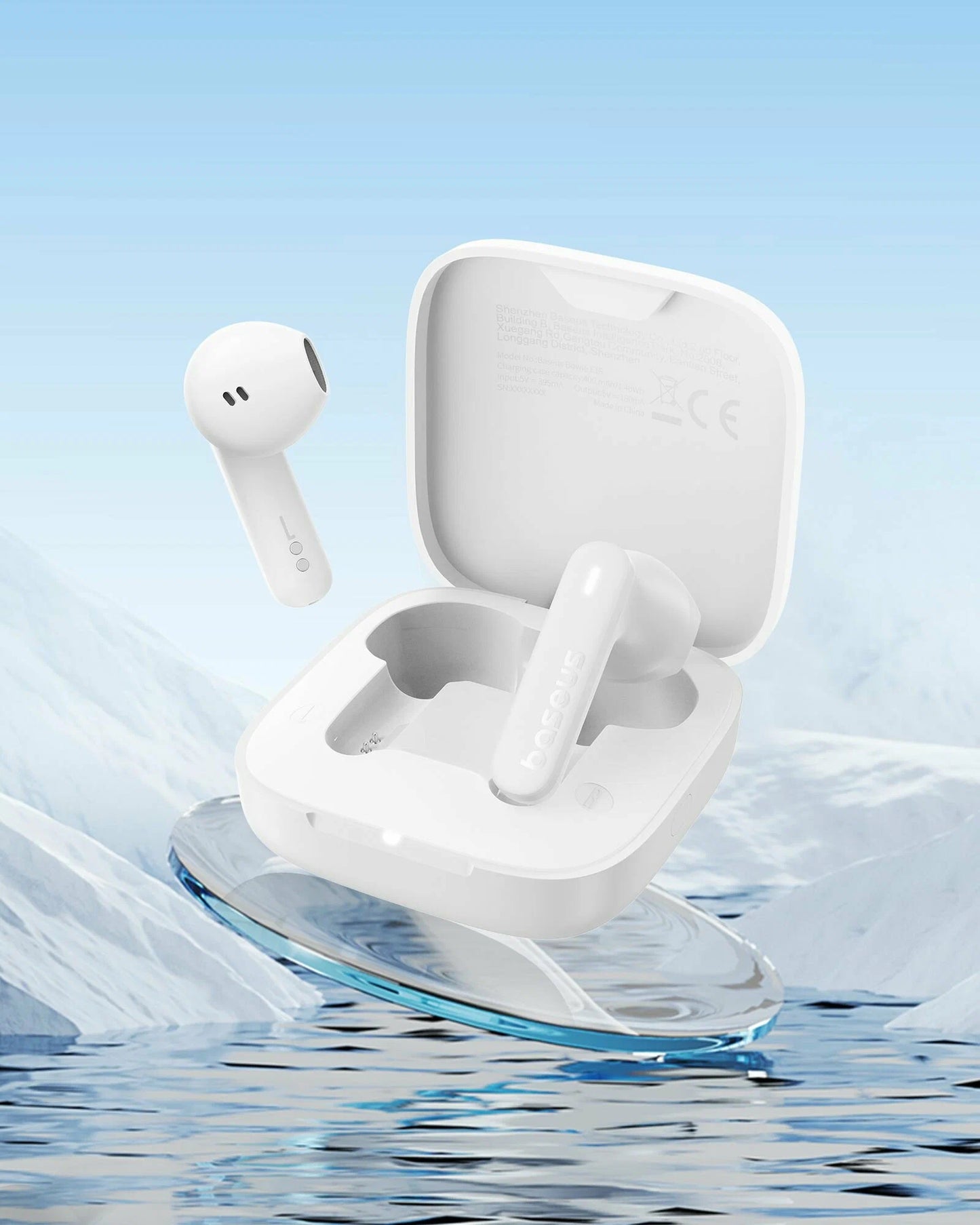 Handsfree Bluetooth Baseus Bowie E16, TWS, Bijeli A00061900223-00