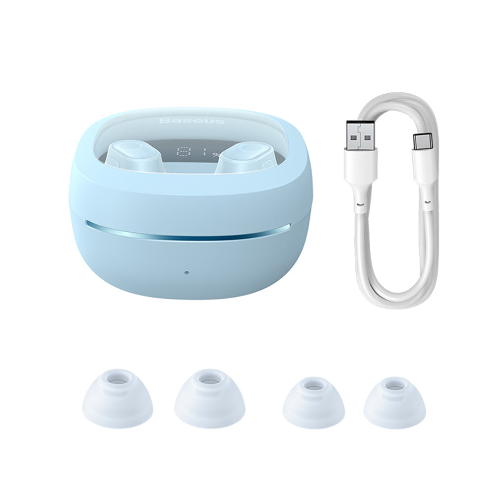 Handsfree Bluetooth Baseus WM02+, TWS, Plava NGTW370303