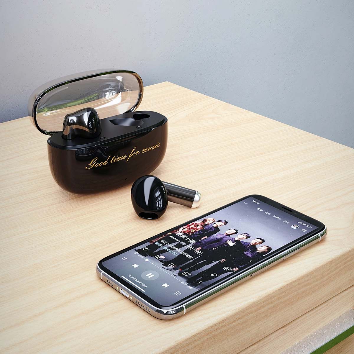 Handsfree Bluetooth Dudao U8, TWS, Crna