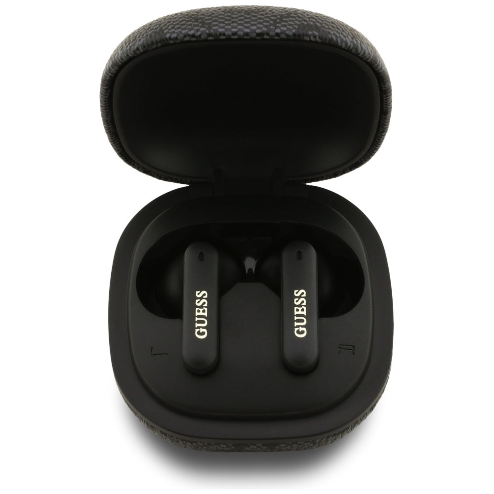 Handsfree Bluetooth Guess 4G Classic Metal Logo, TWS, Crni