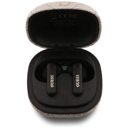 Handsfree Bluetooth Guess 4G Classic Metal Logo, TWS, Roza