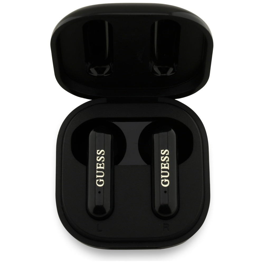 Handsfree Bluetooth Guess 4G Metal Logo, TWS, Crni
