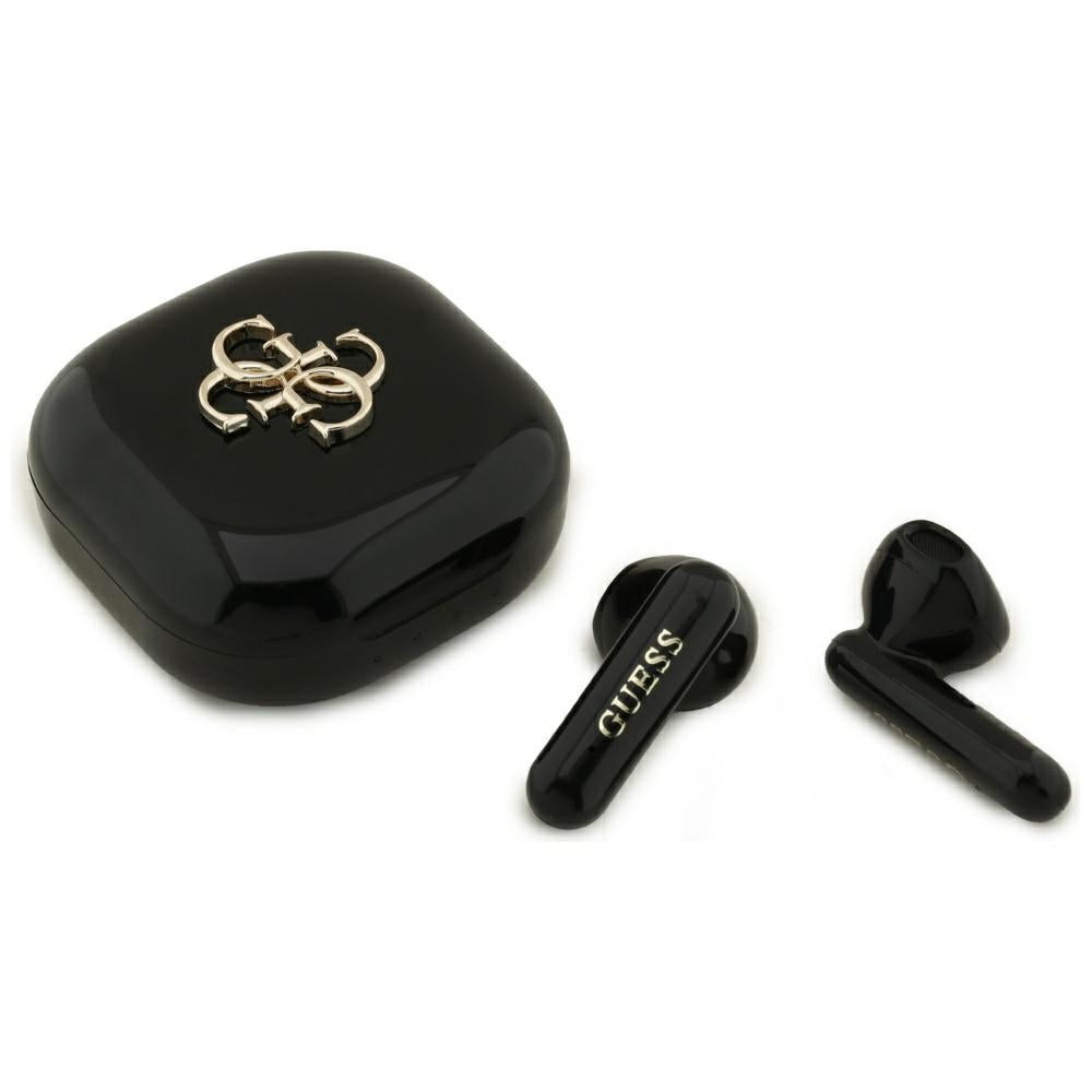 Handsfree Bluetooth Guess 4G Metal Logo, TWS, Crni