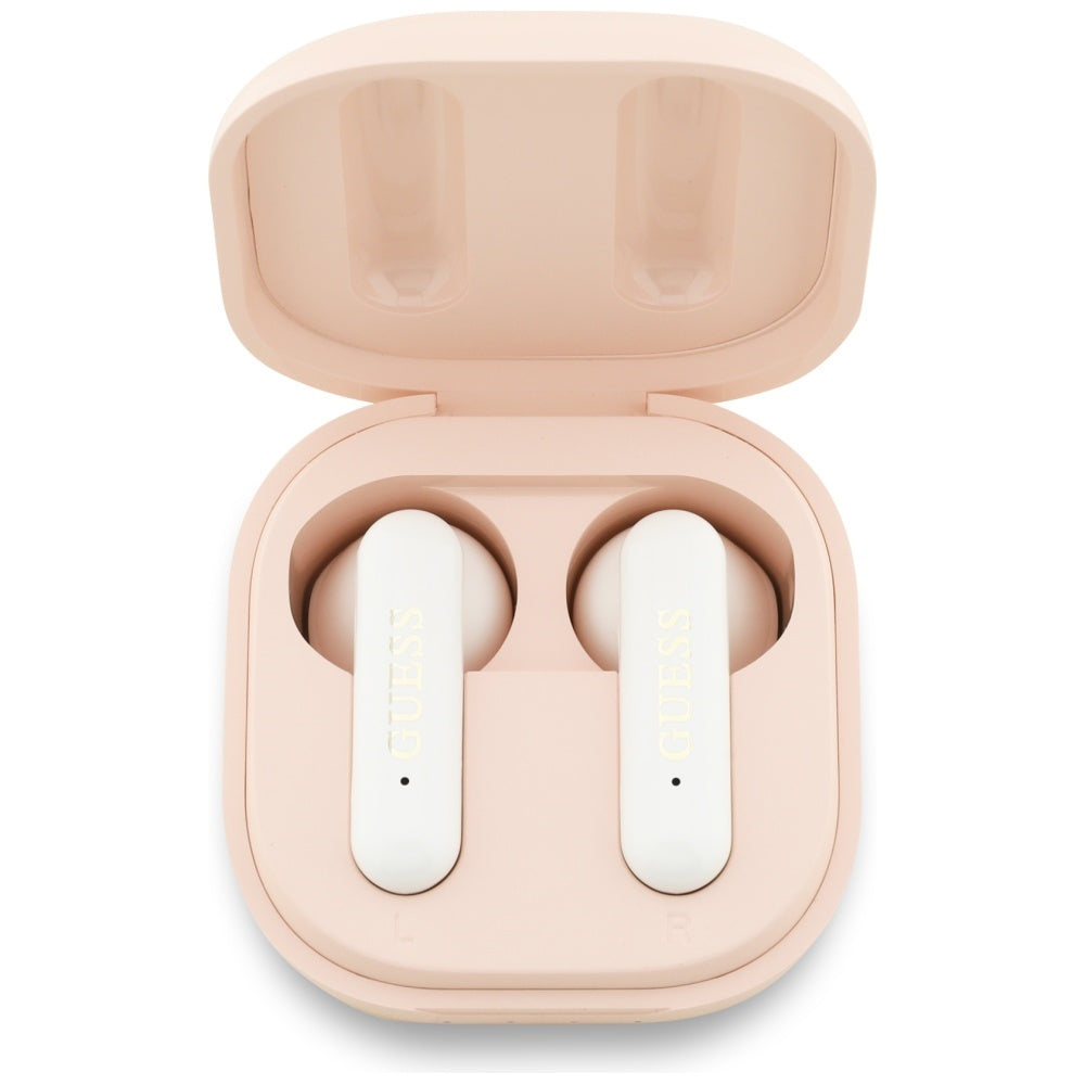 Handsfree Bluetooth Guess 4G Metal Logo, TWS, Roza