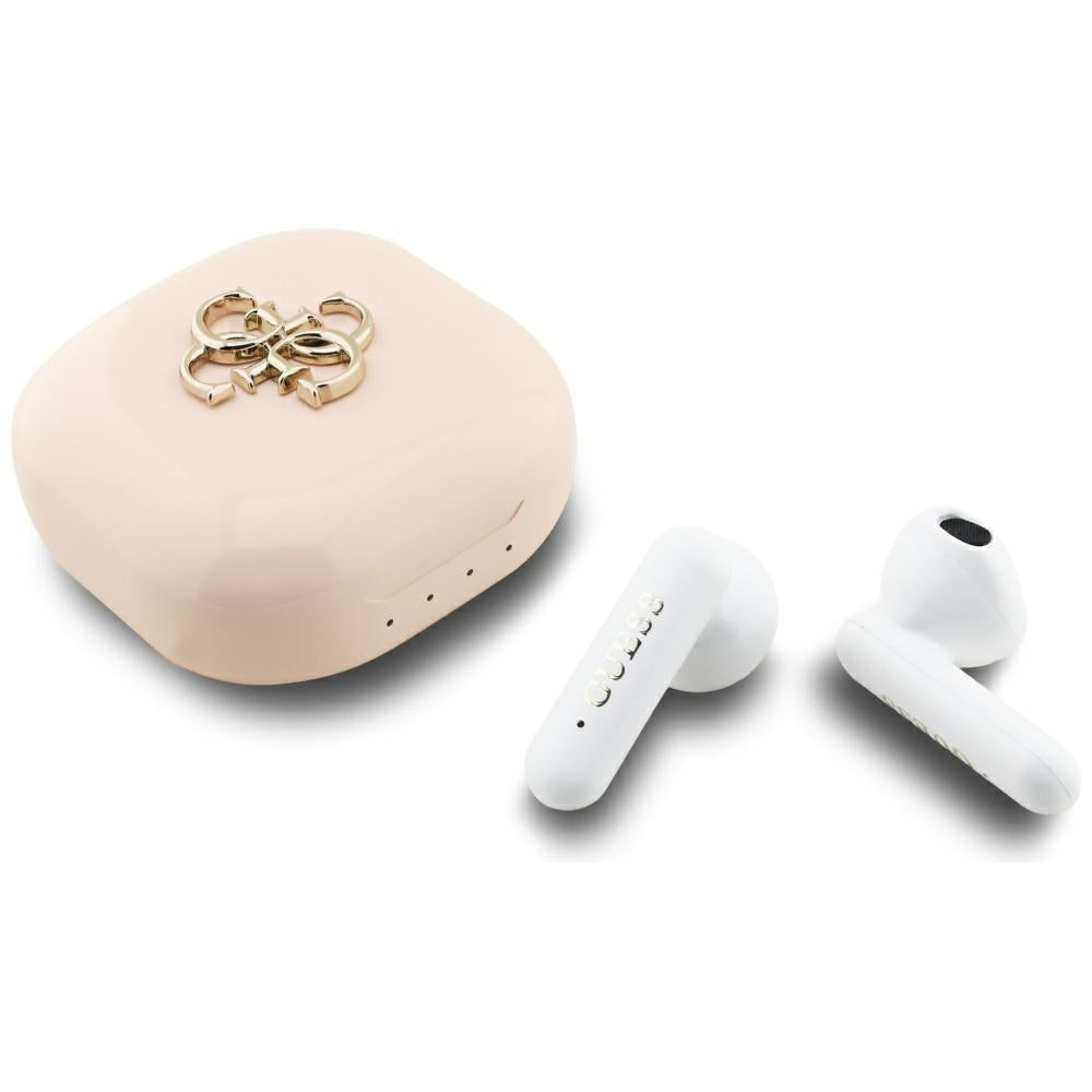 Handsfree Bluetooth Guess 4G Metal Logo, TWS, Roza