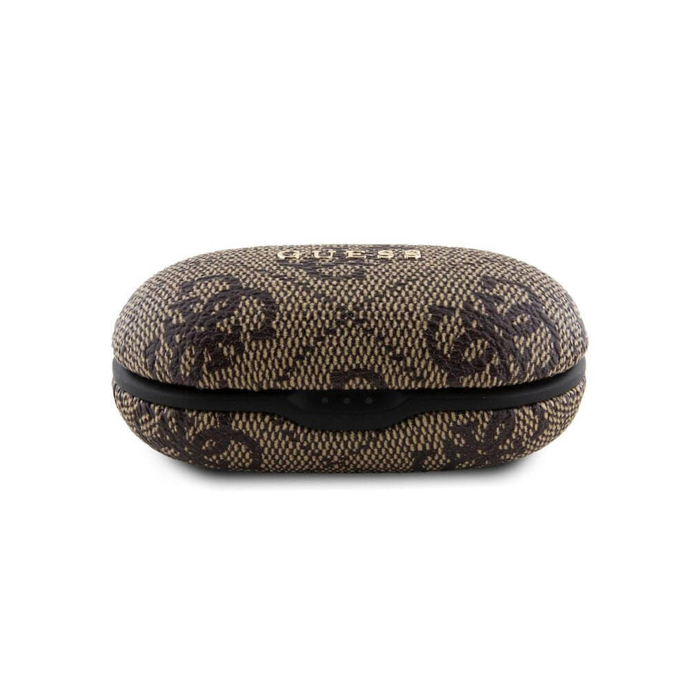 Handsfree Bluetooth Guess 4G Metal, TWS, Smeđa