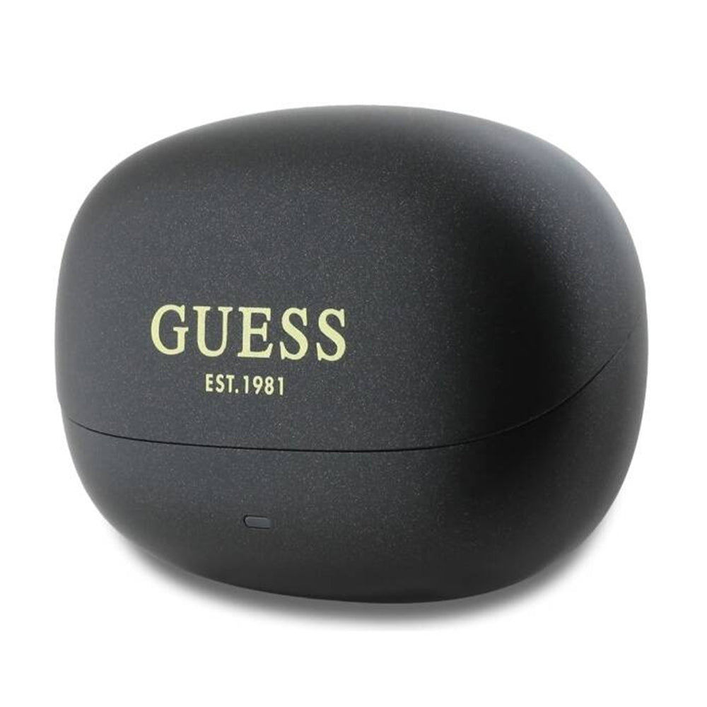 Handsfree Bluetooth Guess Capsule Printed Logo, TWS, ANC, Crni