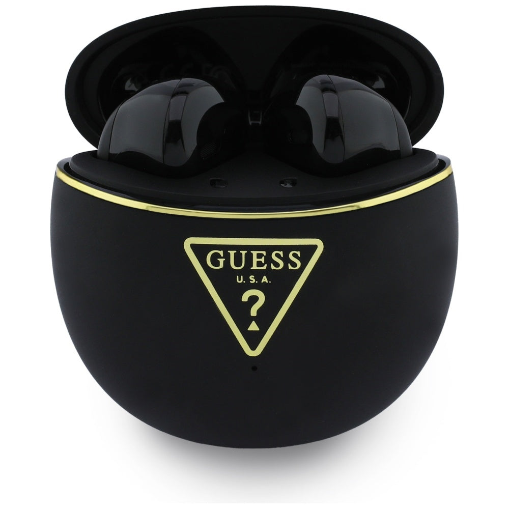 Handsfree Bluetooth Guess Script Print, TWS, Crni