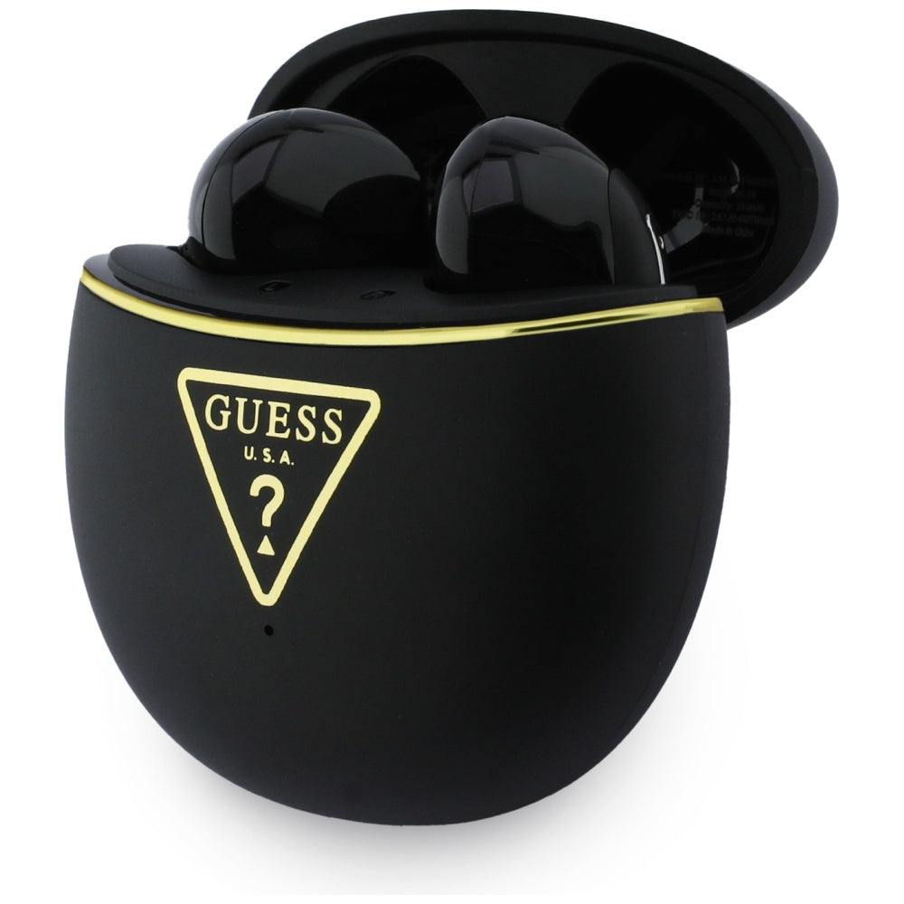 Handsfree Bluetooth Guess Script Print, TWS, Crni