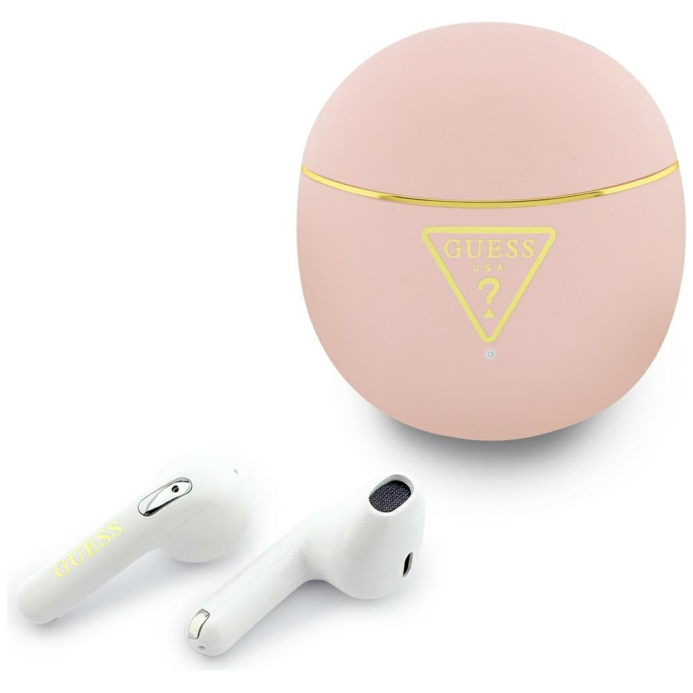 Handsfree Bluetooth Guess Script Print, TWS, Roza
