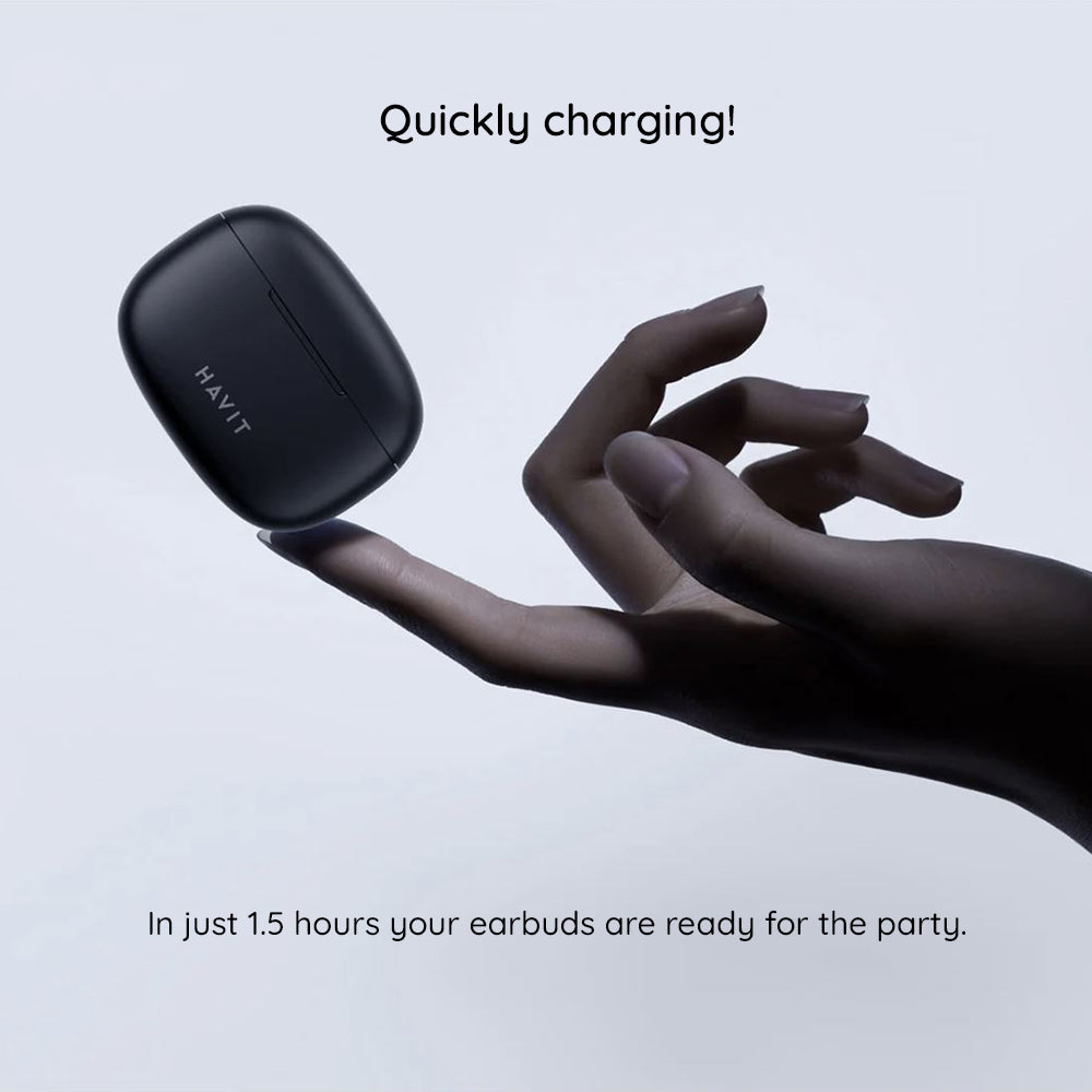 Handsfree Bluetooth HAVIT TW967 Pro, TWS, Crni