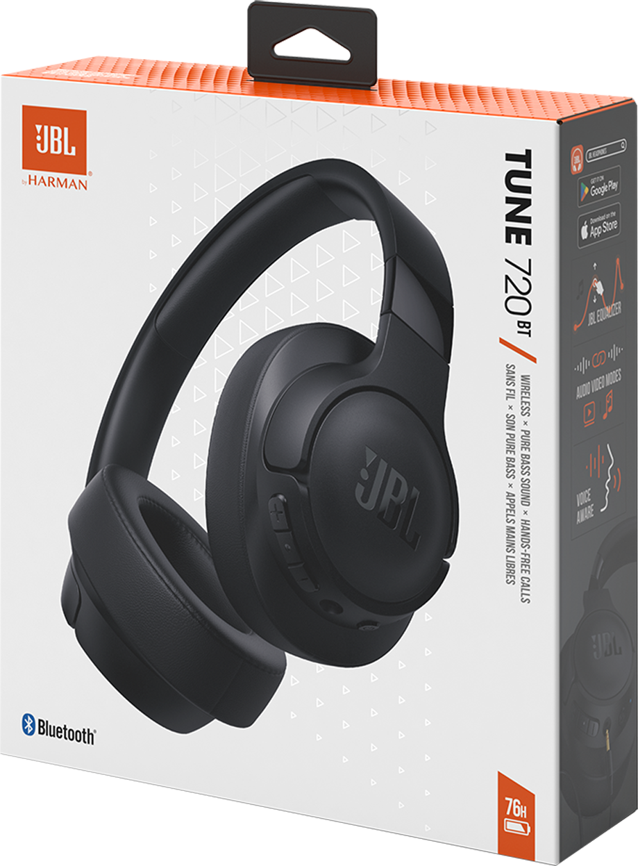 Handsfree Bluetooth JBL Tune 720BT, MultiPoint, A2DP, Crni JBLT720BTBLK