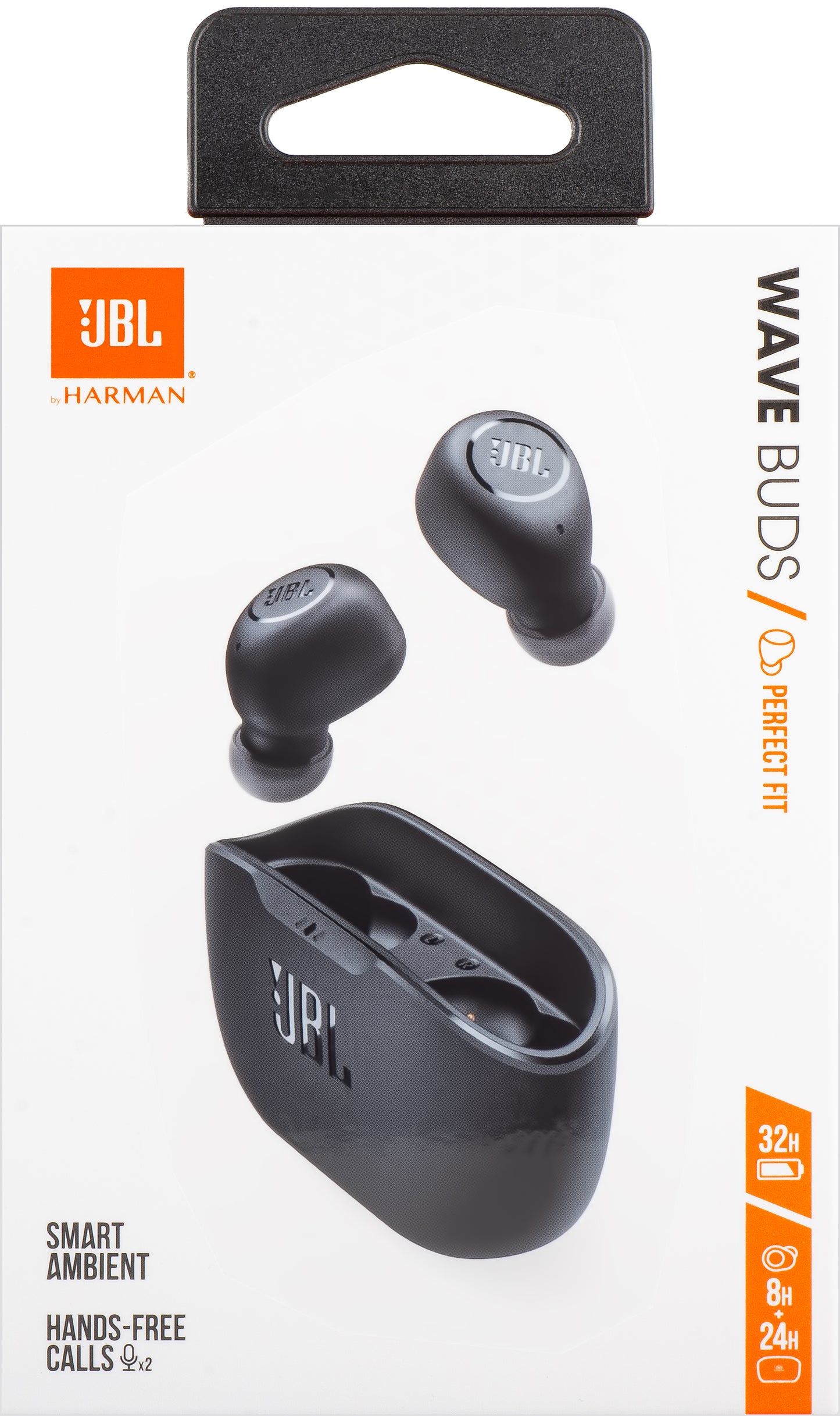 Handsfree Bluetooth JBL Wave Buds, TWS, Crni JBLWBUDSBLK