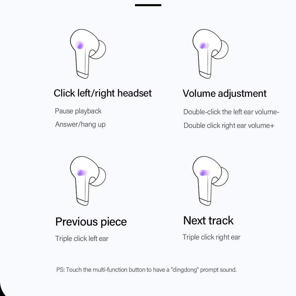 Handsfree Bluetooth Lenovo ThinkPlus LP5, TWS, Bijela