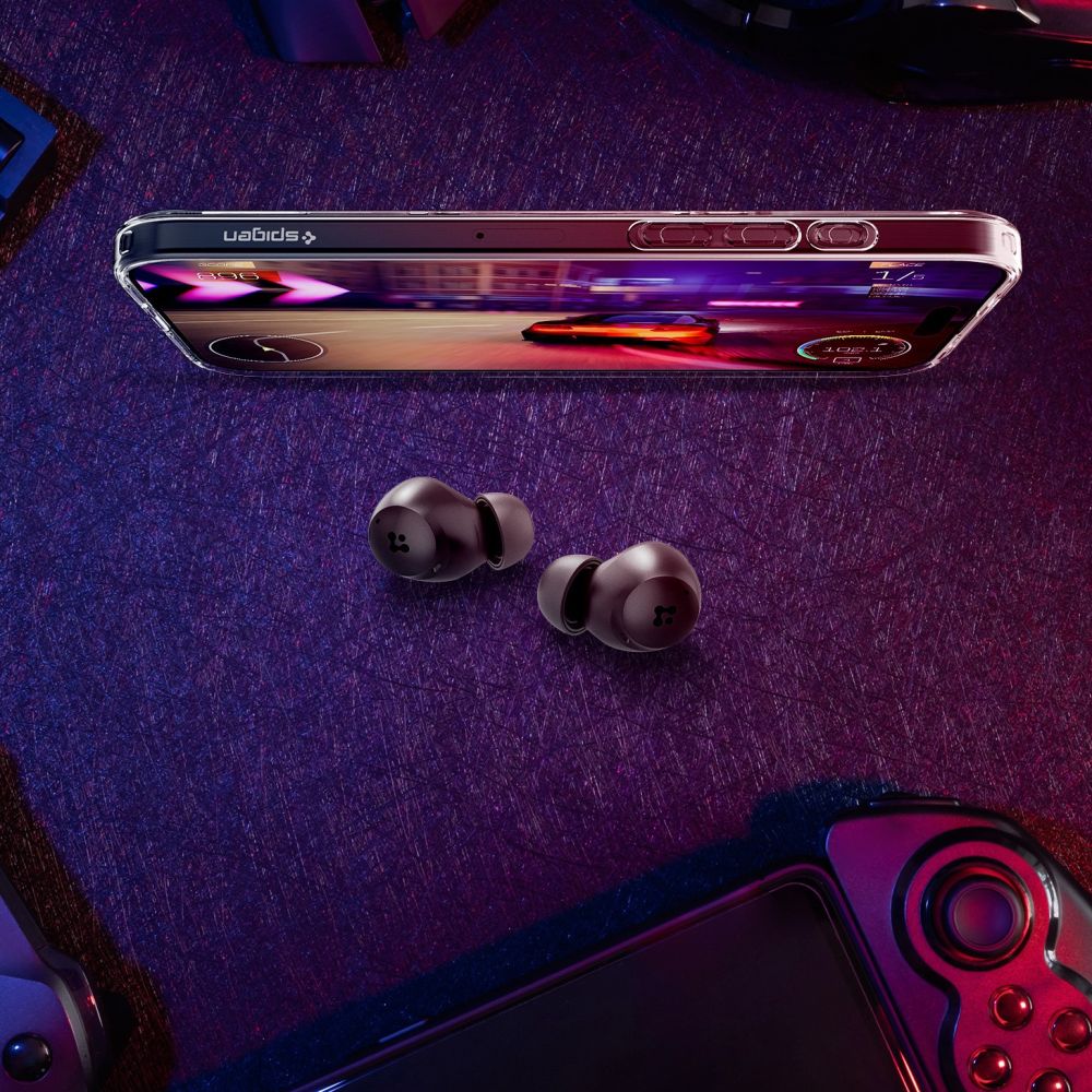 Handsfree Bluetooth Spigen SA2401, TWS, ANC, Crni