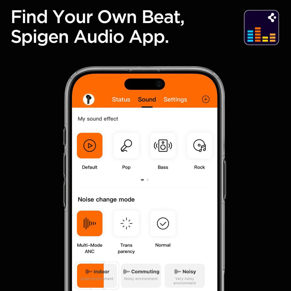 Handsfree Bluetooth Spigen SA2402, TWS, ANC, Bijeli ASD07964