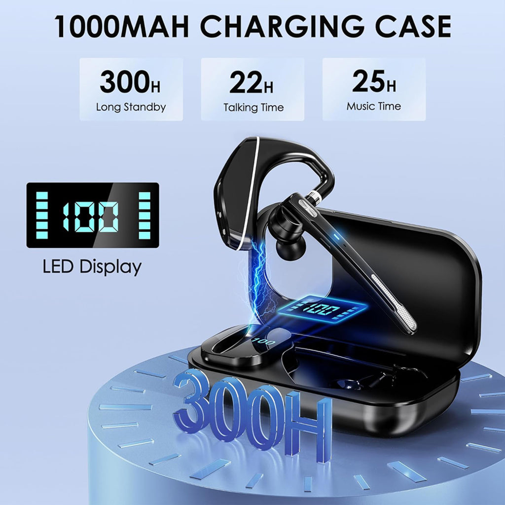 Slušalica Call Center Bluetooth Techsuit Hearyo A6L, Crna