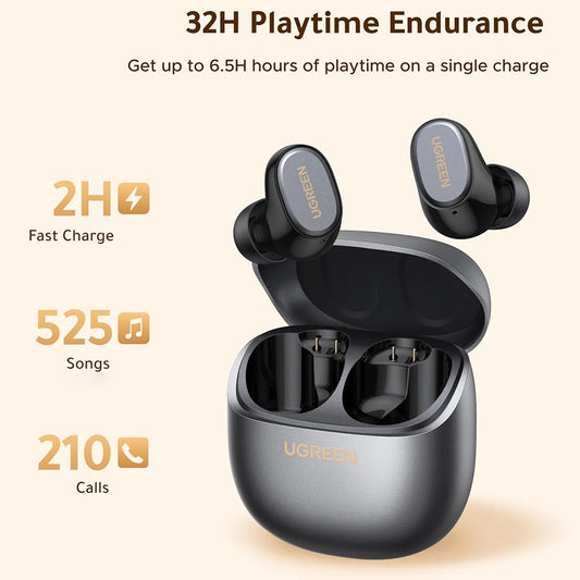 Handsfree Bluetooth UGREEN Dots (75627), TWS, MultiPoint, Bijela