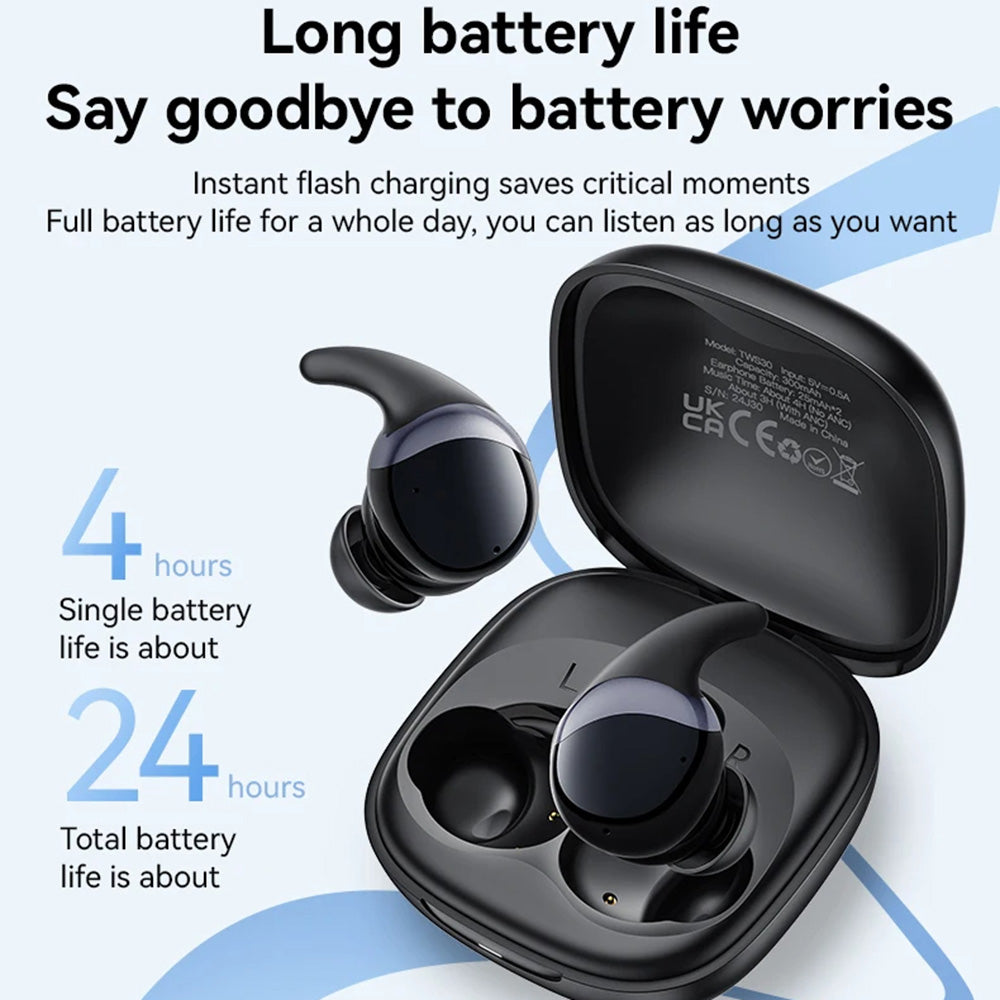 Handsfree Bluetooth Yesido TWS30, TWS, ANC, Crni