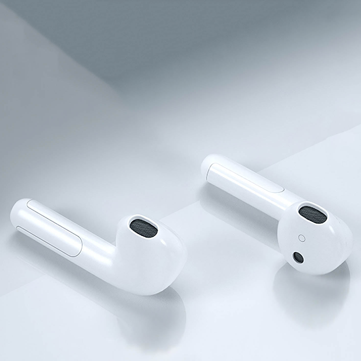 Handsfree Bluetooth Rock Space EB100, TWS, Bijeli