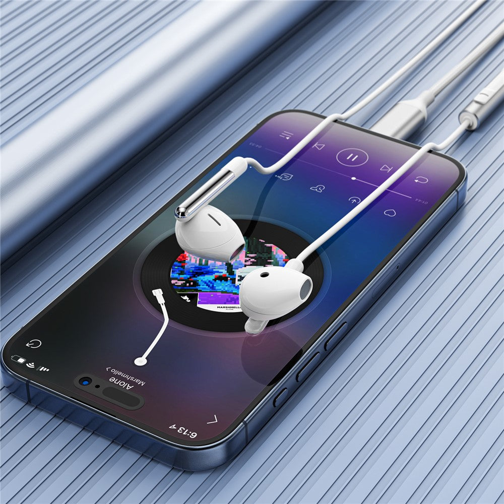 Handsfree USB-C Acefast L3, Bijeli
