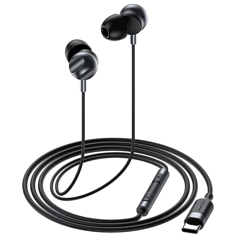 Handsfree USB-C Acefast L6, Crni
