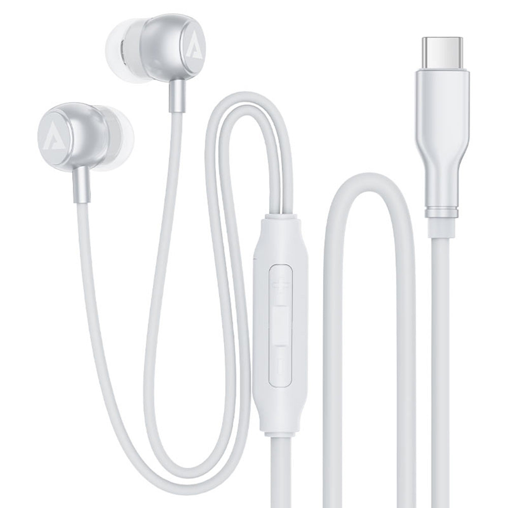 Handsfree USB-C Acefast L8, Sivi