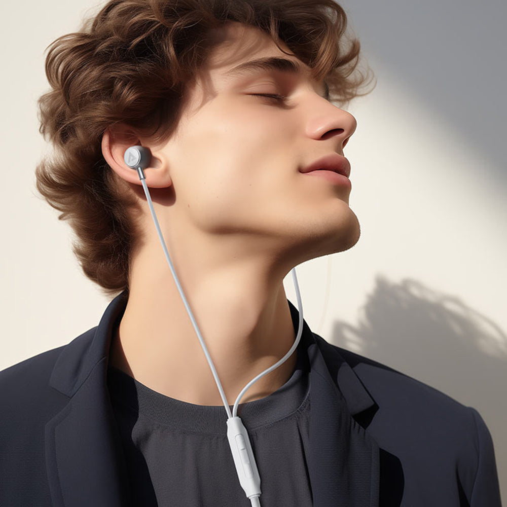 Handsfree USB-C Acefast L8, Sivi