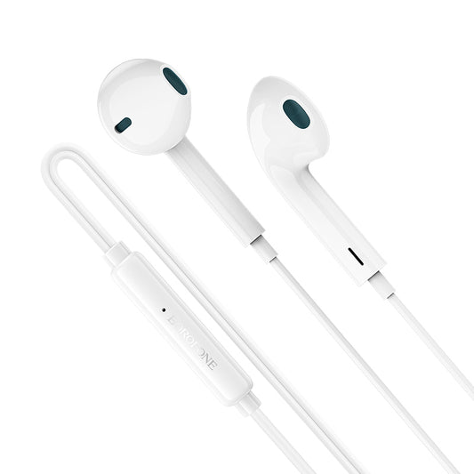 Handsfree USB-C Borofone BM100 Fuente, Bijela
