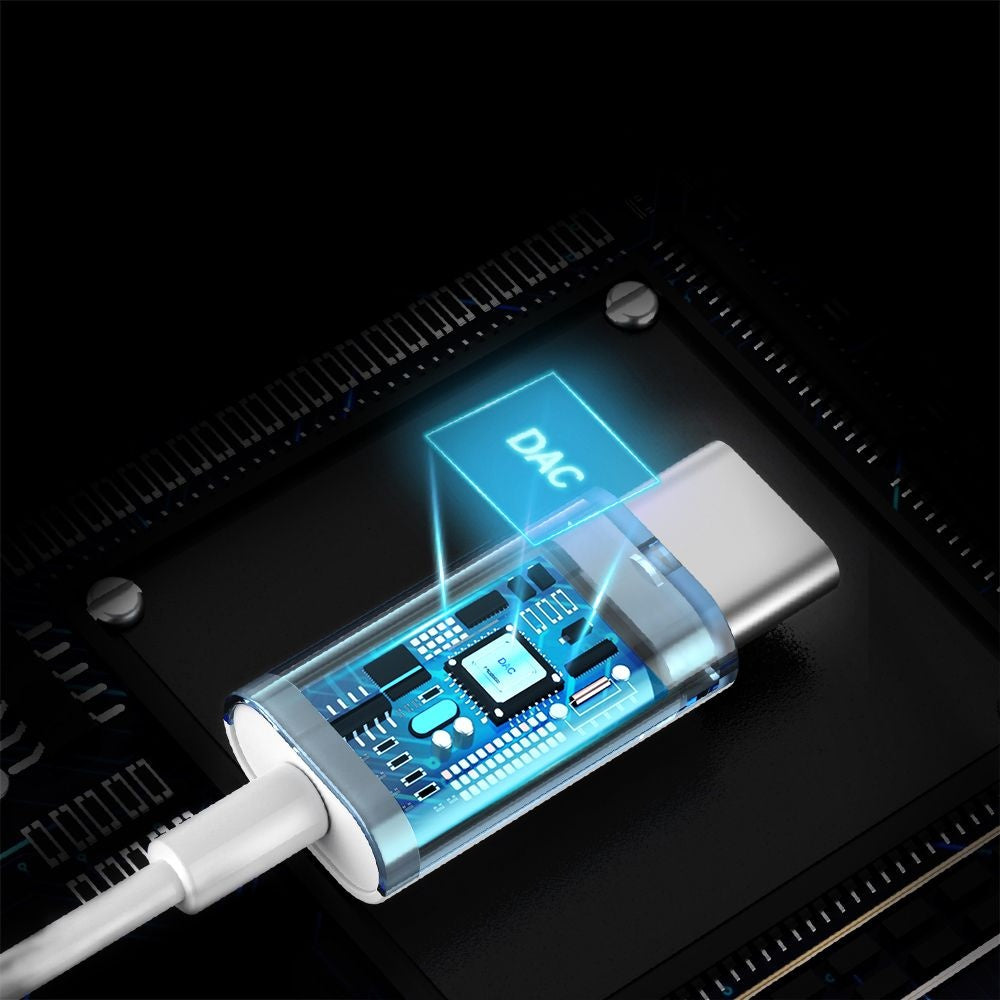 Handsfree USB-C McDodo HP-7500, Bijeli