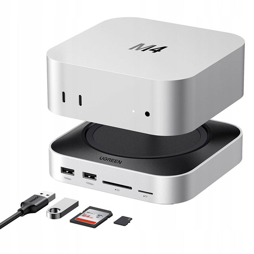 Višenamjenski hub GREEN CM841 (65487) za Apple Mac Mini M4, Crni