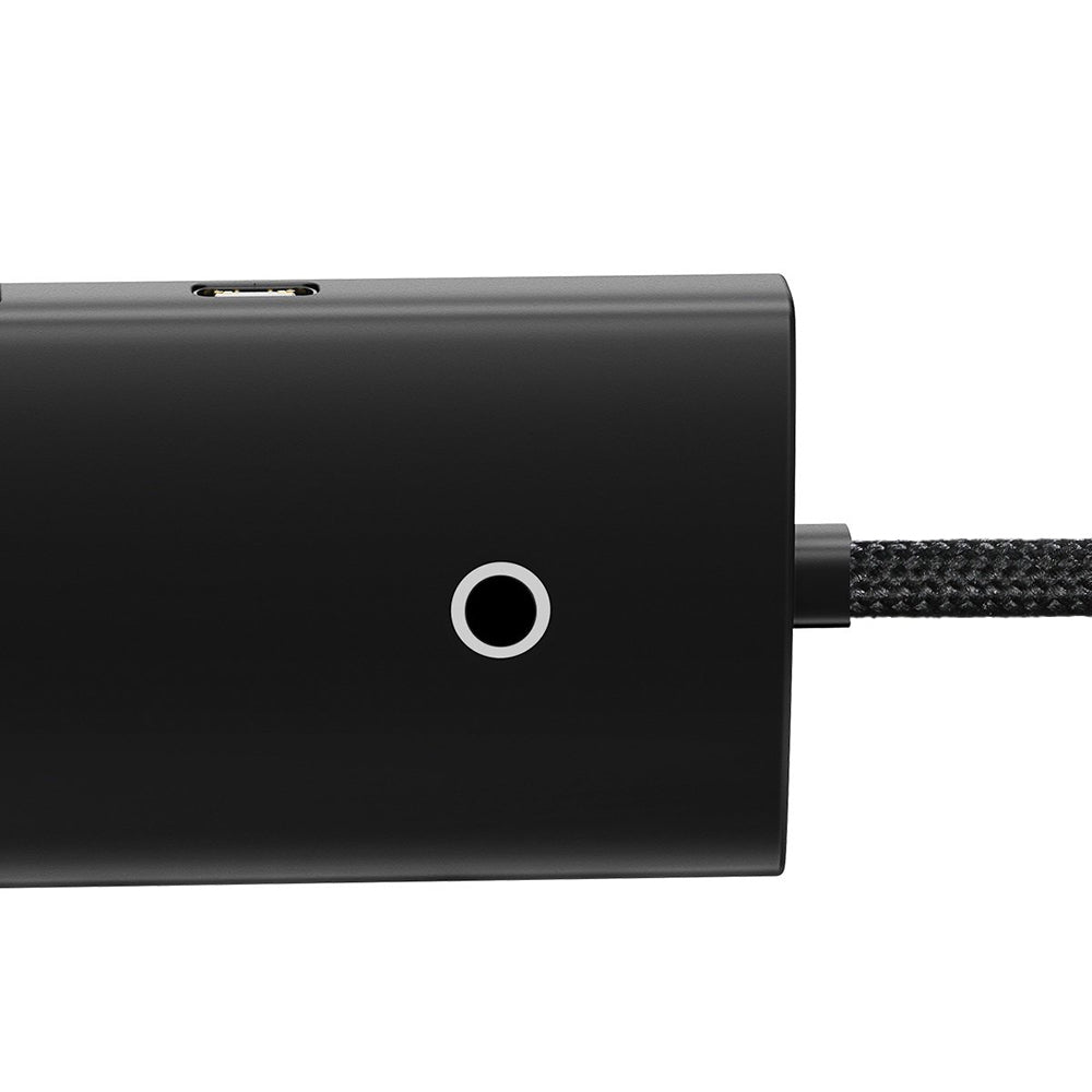 Hub USB Baseus Lite, 4 x USB-A 3.0 - 1 x USB-C, 1m, Crni WKQX030101