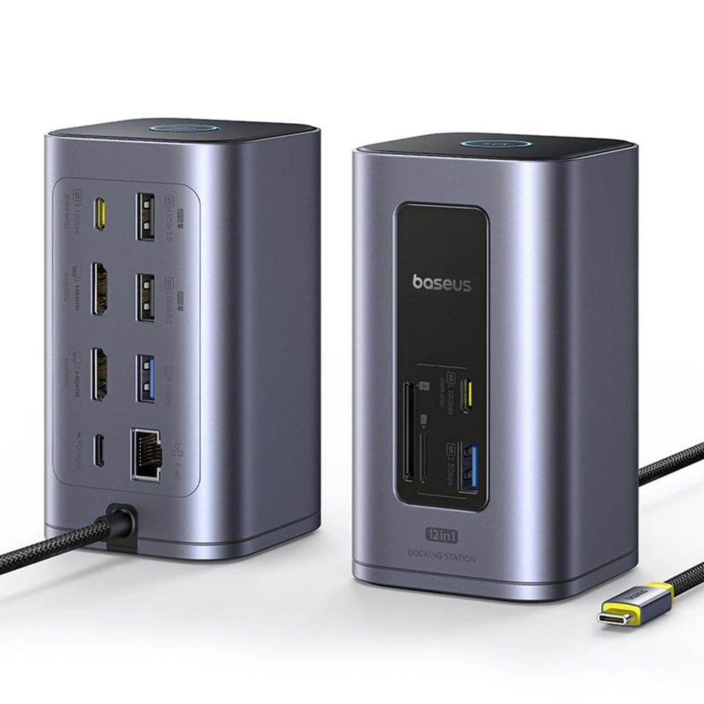 Višenamjenski hub Baseus Nomos NU1 Air Spacemate, 12-u-1, sivi B00061800123-00