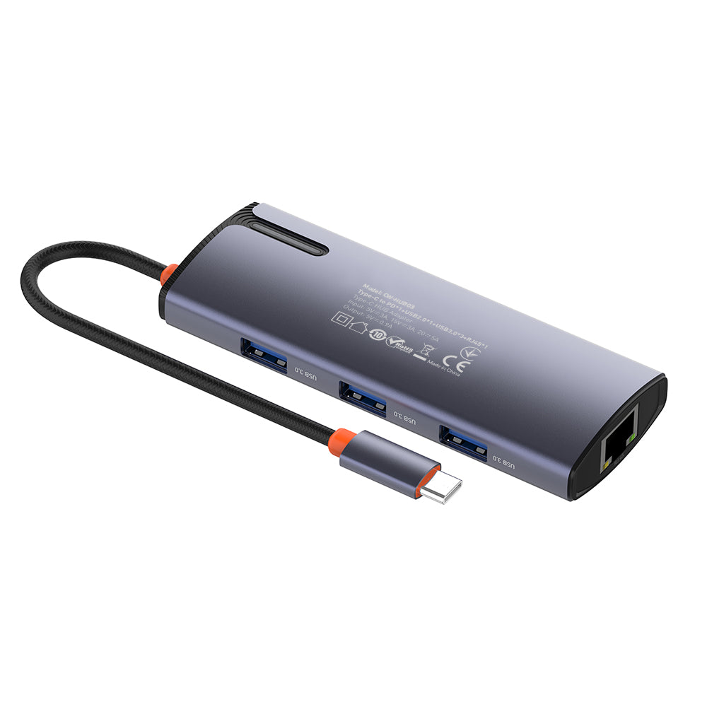 Hub USB-C ColorWay CW-HUB03, 6u1, Srebrni