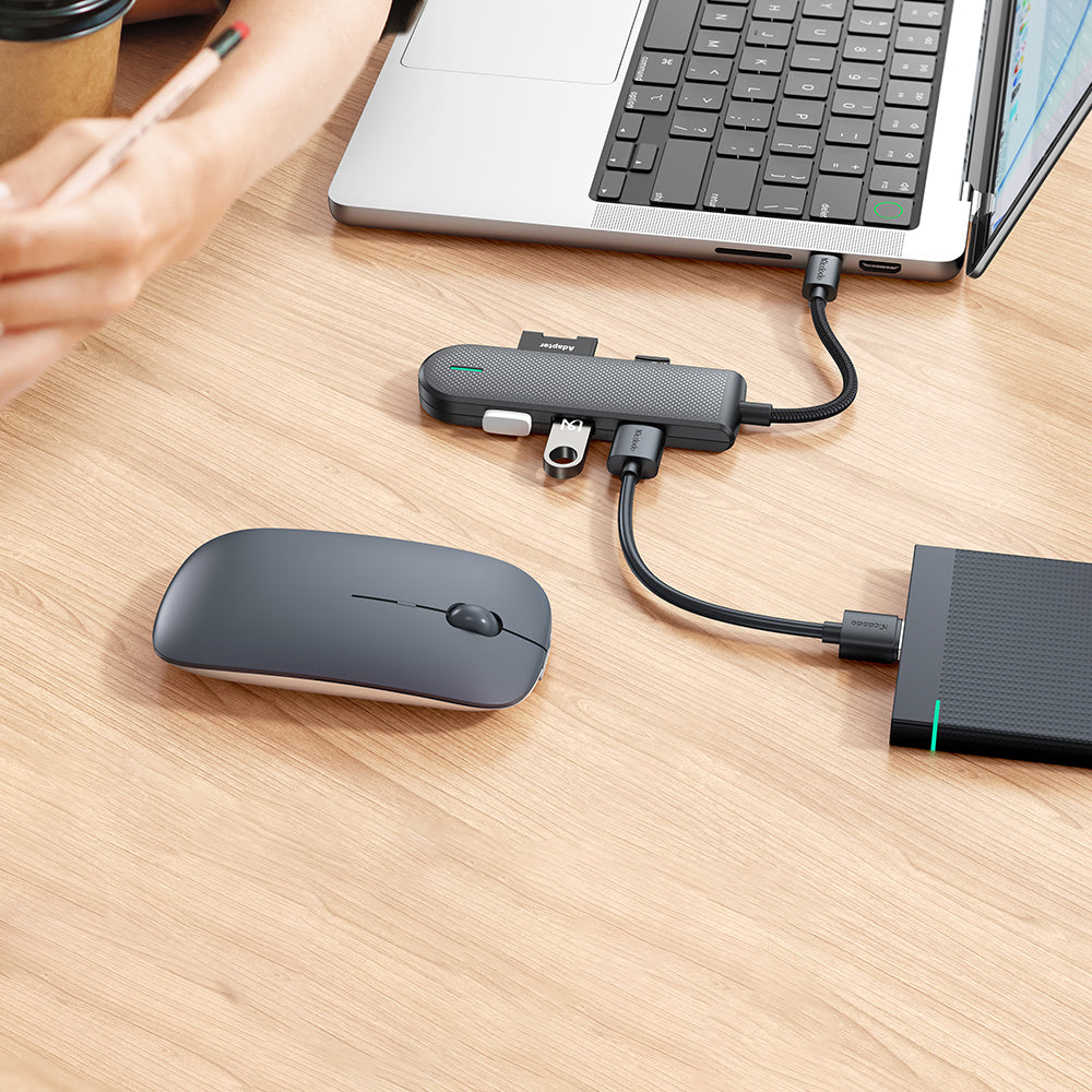 Hub USB-C McDodo HU-1430 Star, 5u1, Crni