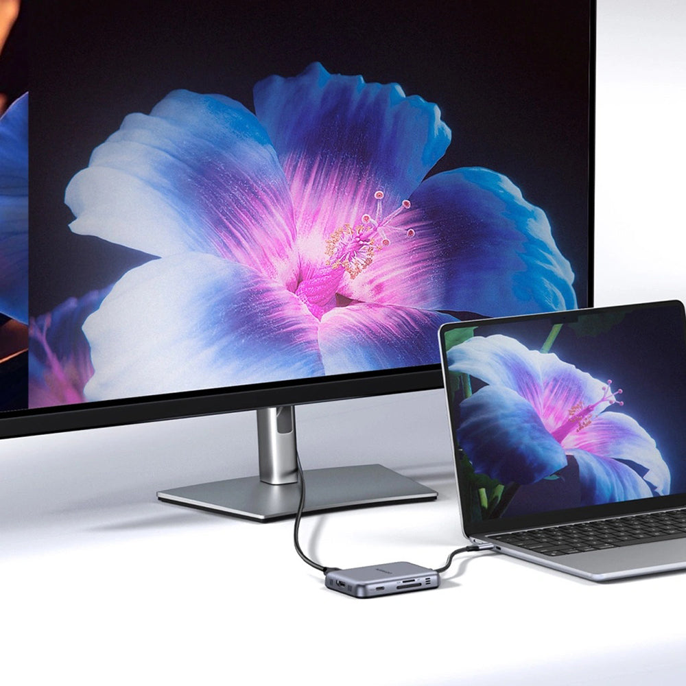 Hub USB-C UGREEN CM896 (65759), 7u1, Sivi